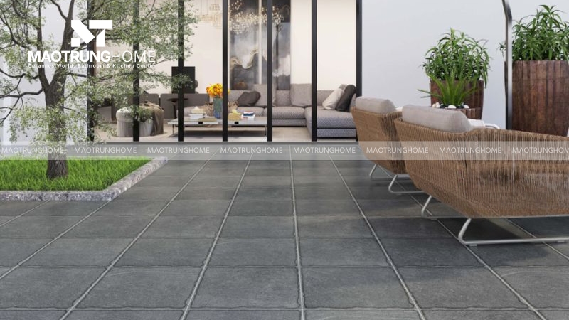 Màu sắc của gạch không bị phai mờ theo thời gian