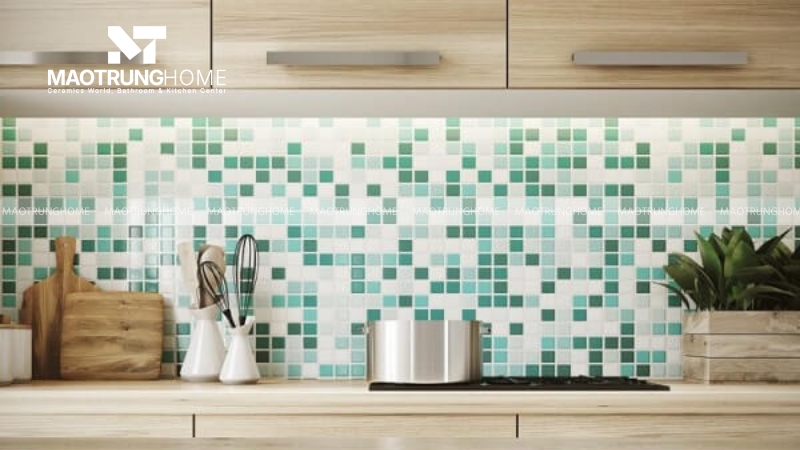 Với màu sắc phong phú, gia chủ có thể chọn kiểu mix màu ngẫu nhiên