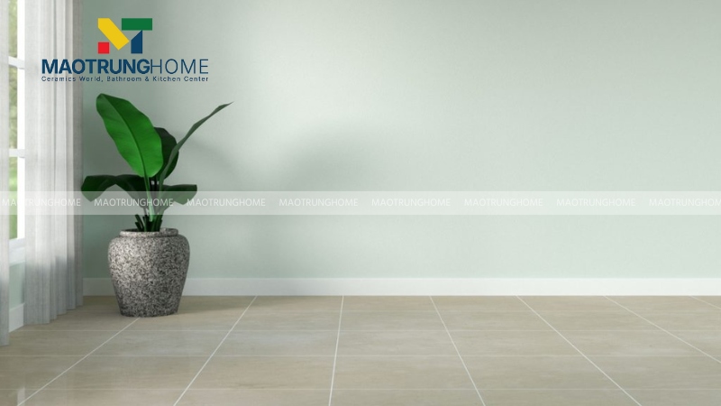 Chọn màu gạch lát cho tường màu xanh lá cây