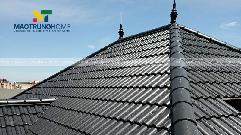 Ngói sóng mang lại cảm giác bề thế và sang trọng cho các căn biệt thự lớn