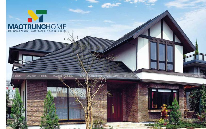 Ngói phẳng cho kiến trúc tối giản