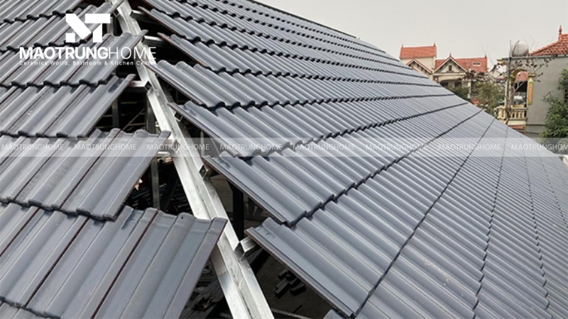 Độ dốc lý tưởng cho mái ngói nên dao động từ 30 - 45 độ