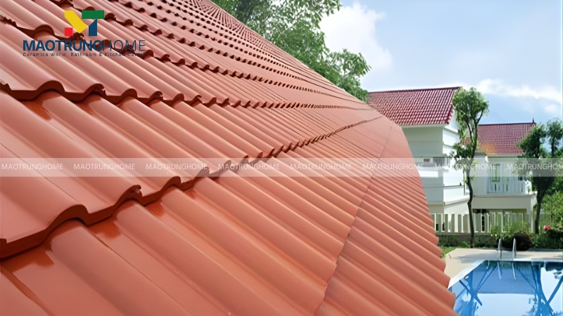Mẫu ngói tráng men cao cấp