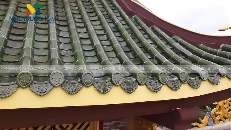 Mẫu ngói âm dương truyền thống