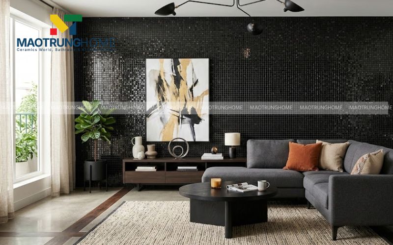 Tăng tính nghệ thuật cho không gian bằng mảng tường mosaic