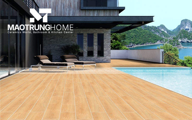 Đường vân gỗ tinh xảo không bị mục nát hay mối mọt như gỗ thật