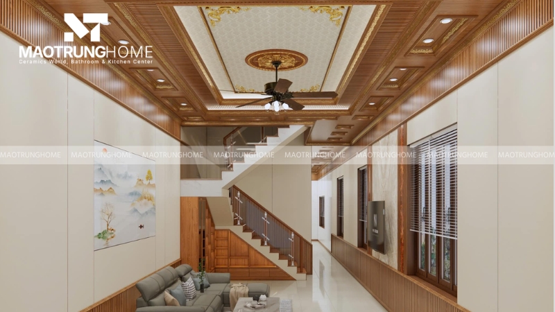 Các mẫu nhựa PVC giả gỗ giúp tăng tính thẩm mỹ cho không gian