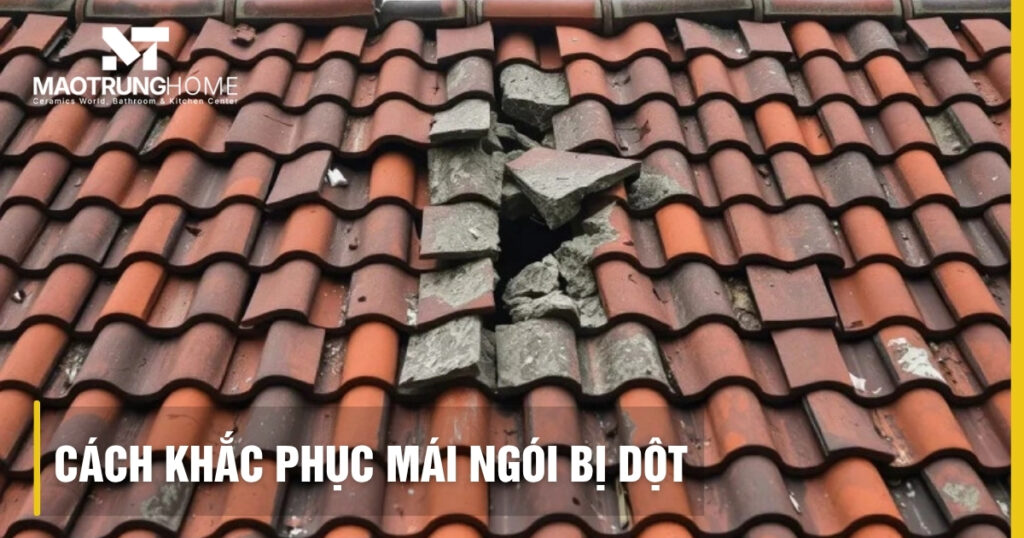 5 cách khắc phục mái ngói bị dột hiệu quả và tiết kiệm chi phí