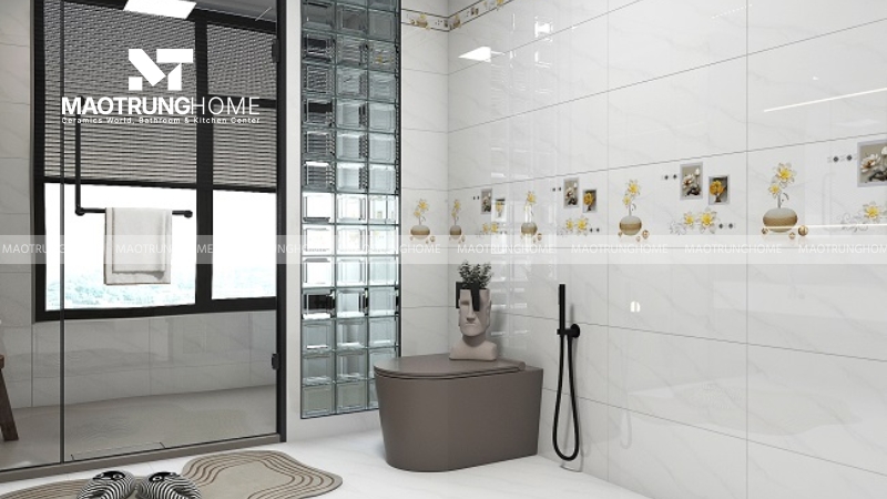 Kiểu ốp truyền thống xếp chồng thẳng hàng