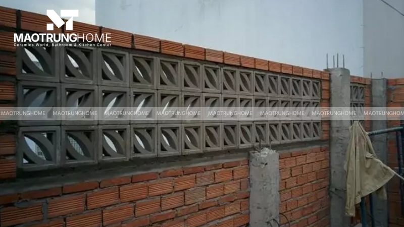 Lưu ý quan trọng khi thi công gạch bông gió