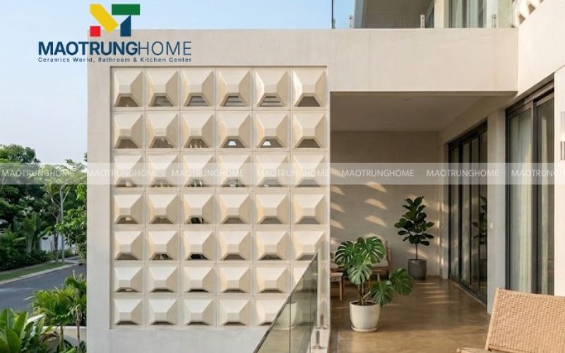 Gạch bánh ú tráng men ngăn nước thấm thấu bảo vệ cốt tường