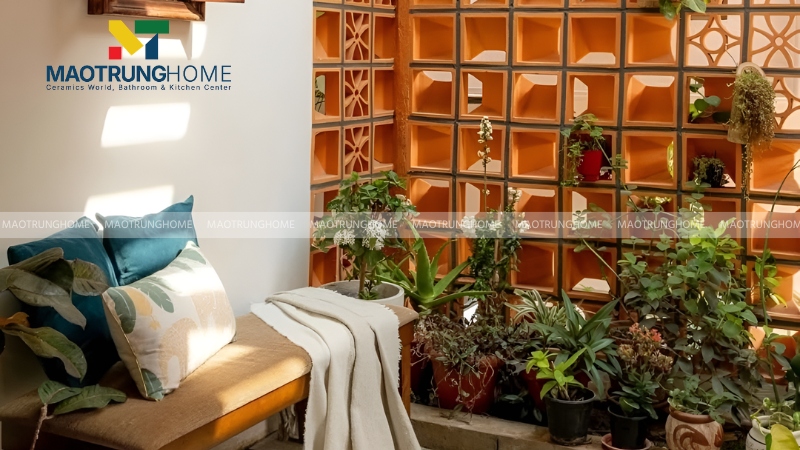 Gạch bông gió đất nung truyền thống (Mẫu 5)