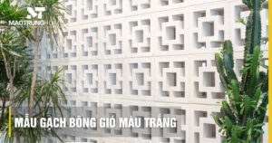 Top mẫu gạch bông gió màu trắng đẹp và báo giá mới nhất 2026