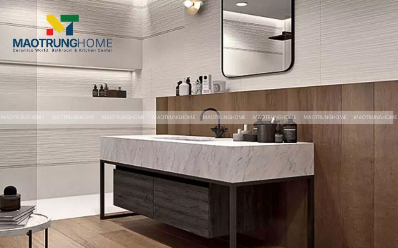 Gạch ốp tường vân gỗ