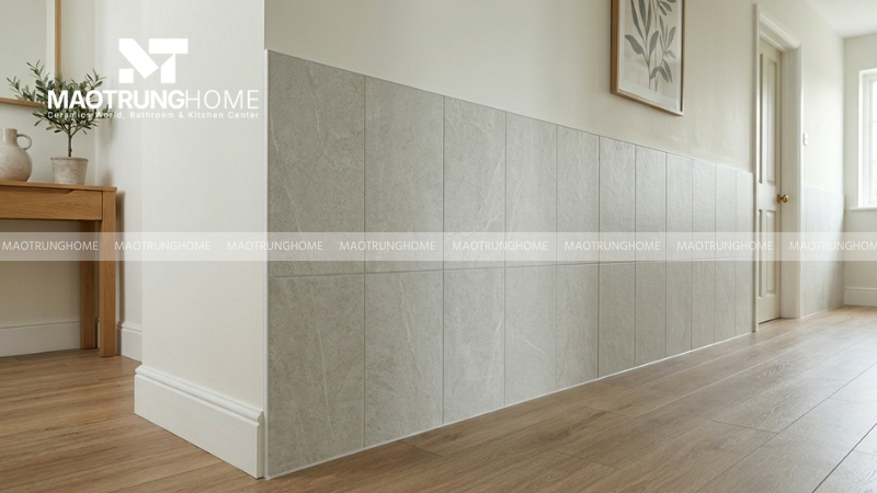 Gạch porcelain có độ hút nước rất thấp