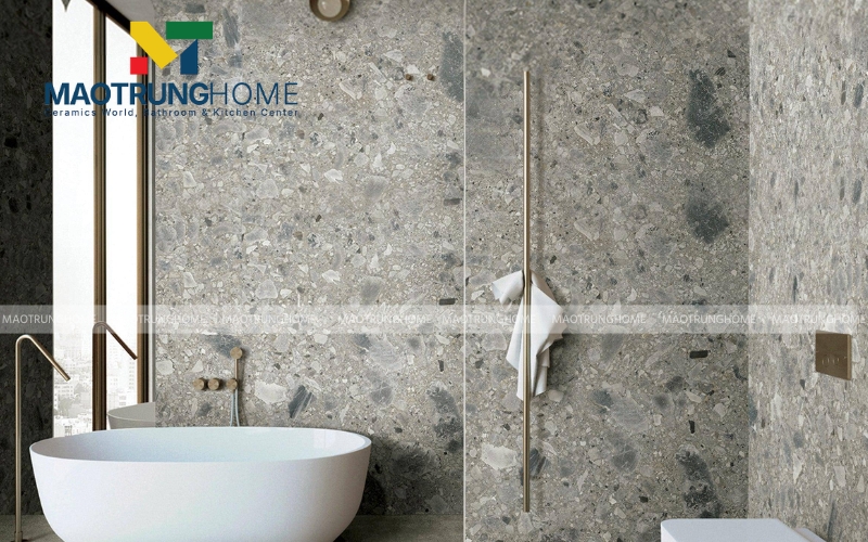 Lựa chọn gạch Terrazzo xám phù hợp gu thẩm mỹ của gia chủ trẻ
