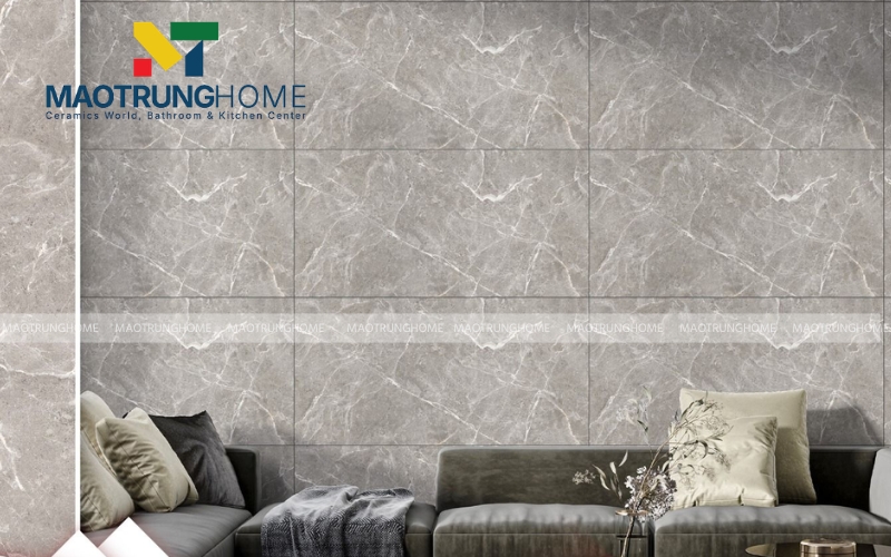 Gạch 60x120 vân xi măng mang lại vẻ đẹp hiện đại