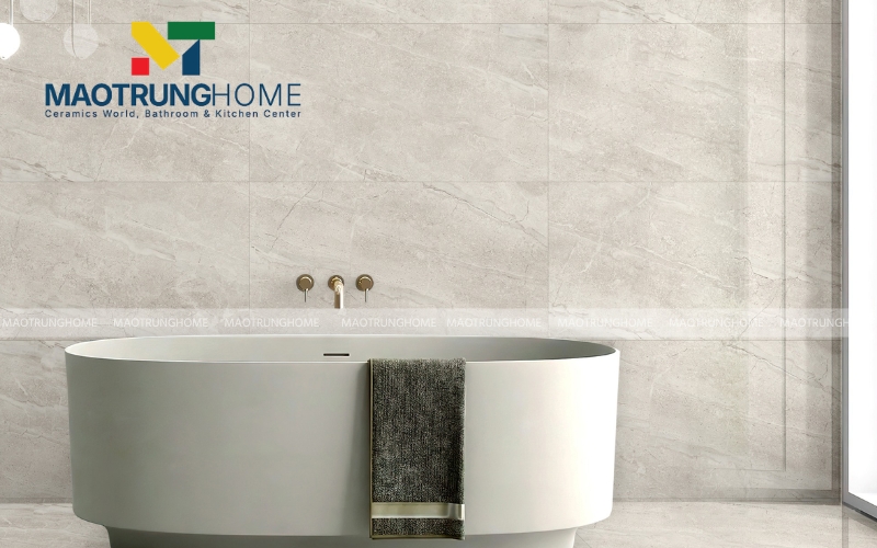 Gạch khổ lớn 60x120 giúp không gian trở nên rộng rãi hơn