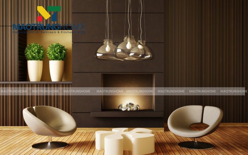 Gạch giả gỗ 60x60 kết hợp vẻ ấm áp tự nhiên và độ bền cao