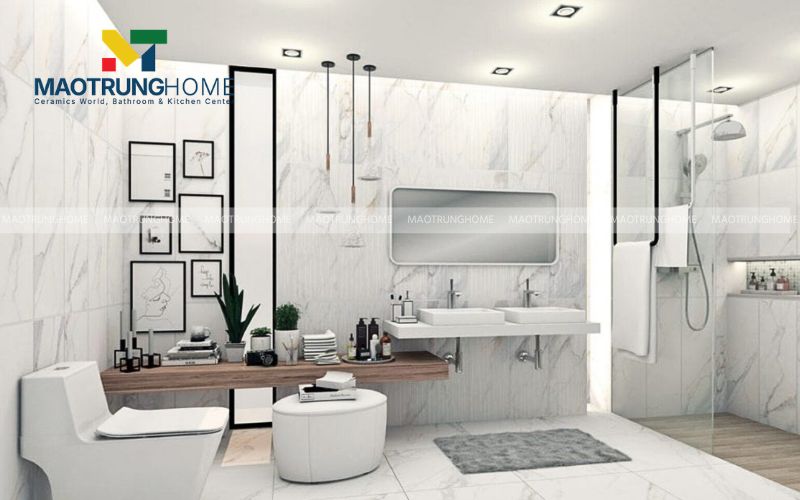 Gạch men mờ chống chói và ngăn nước thấm thấu qua bề mặt