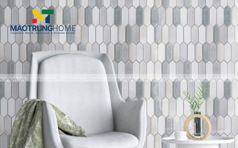 Cách ốp tạo sự chuyển động nghệ thuật cho bức tường