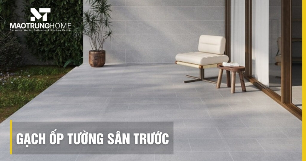 Gạch ốp tường sân trước: Giải pháp bền đẹp dẫn đầu xu hướng 2026
