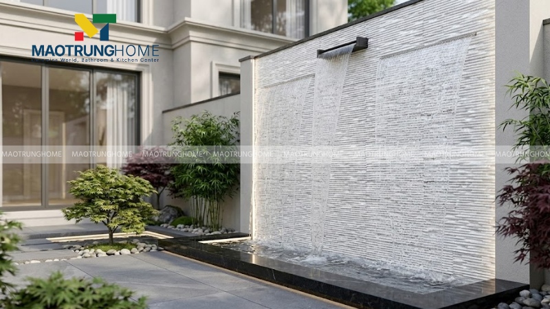 Mẫu gạch răng lược chuyên dụng tạo thác (Mẫu 2)