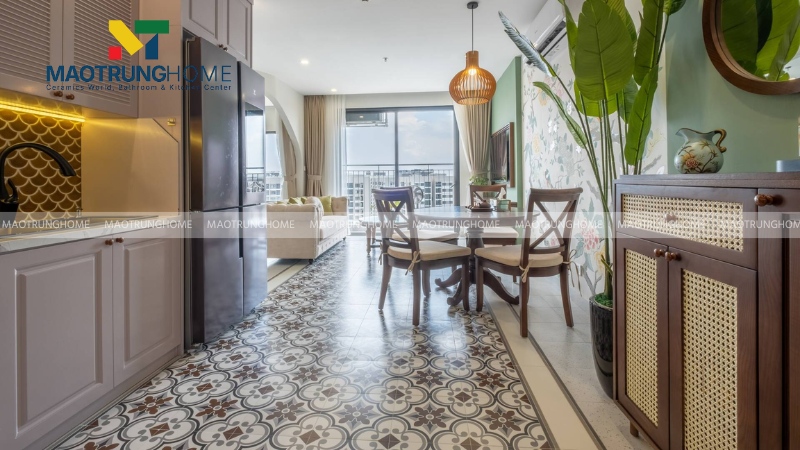 Gạch bông phong cách cổ điển