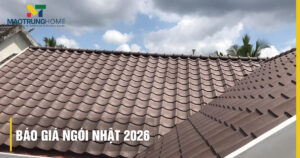 Báo giá ngói Nhật mới nhất 2026: Fuji, Nakamura và Inari