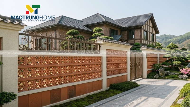 Gạch bông gió Đồng Tiền và Hạ Uydi (Mẫu 1)