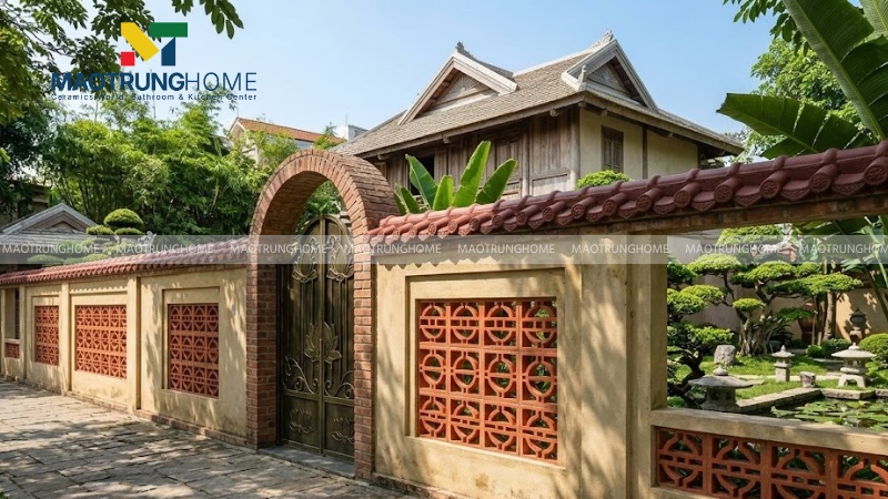 Gạch bông gió Đồng Tiền và Hạ Uydi (Mẫu 2)