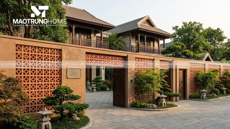 Gạch bông gió Đồng Tiền và Hạ Uydi (Mẫu 5)
