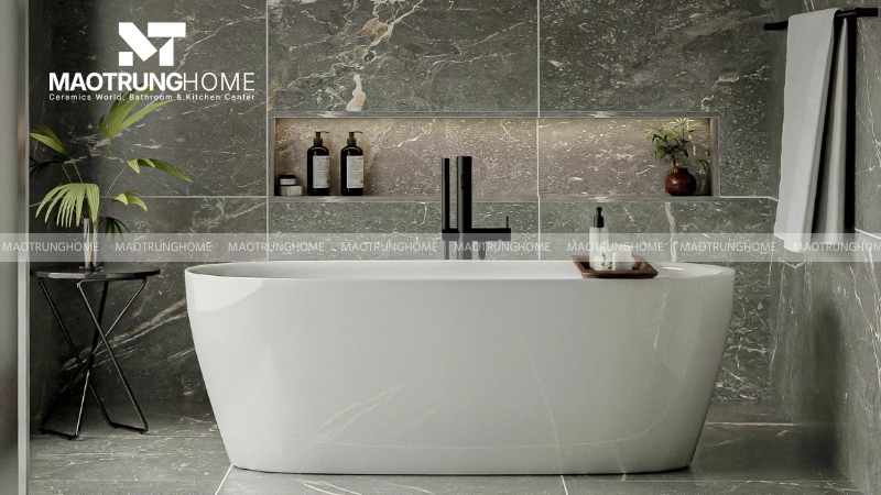 Gạch ốp tường giả đá cho phòng tắm và nhà vệ sinh (Mẫu 1)