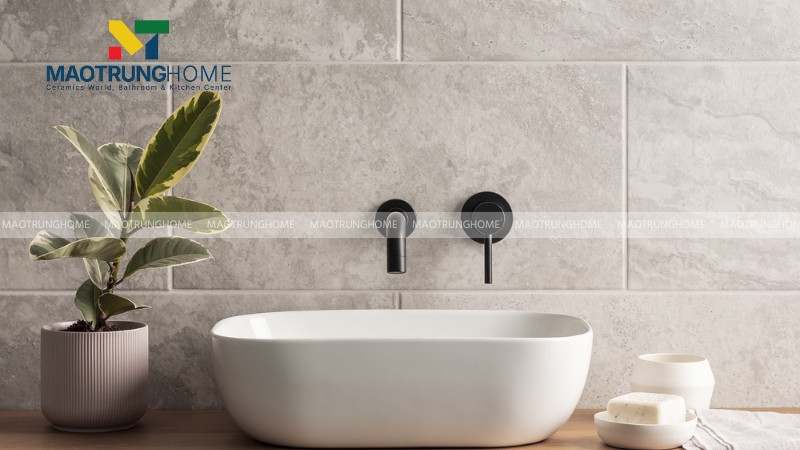 Gạch ốp tường giả đá cho phòng tắm và nhà vệ sinh (Mẫu 2)