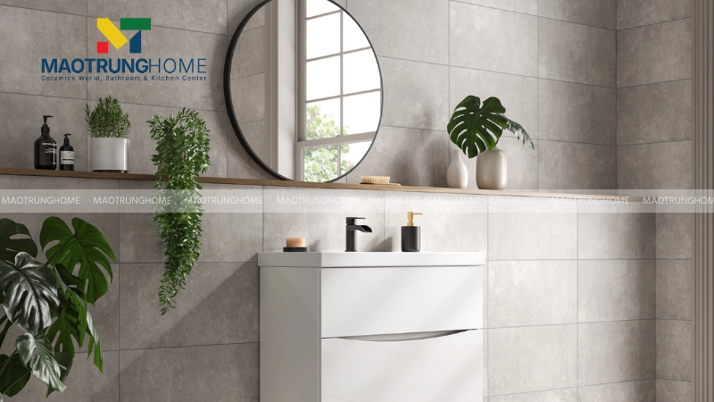 Gạch ốp tường giả đá cho phòng tắm và nhà vệ sinh (Mẫu 3)