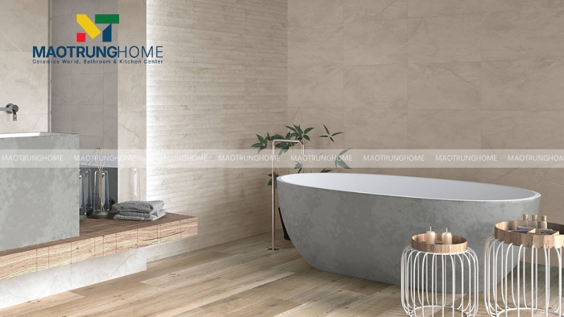 Gạch ốp tường giả đá cho phòng tắm và nhà vệ sinh (Mẫu 4)