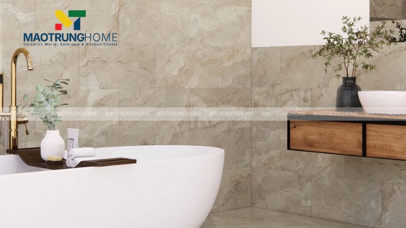 Gạch ốp tường giả đá cho phòng tắm và nhà vệ sinh (Mẫu 5)