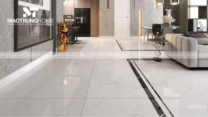 Mẫu gạch vân đá của Viglacera có độ sắc nét và chân thực cao