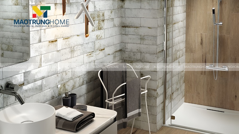 Gạch thẻ giả cổ và Rustic (Mẫu 5)