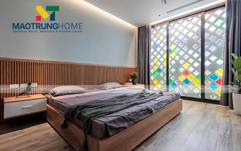 Gạch thông gió tạo hiệu ứng bóng đổ nghệ thuật cho không gian nội thất