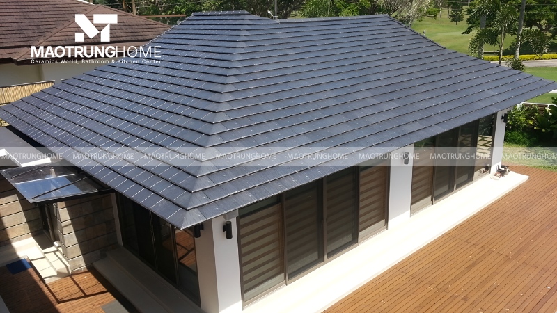 Mẫu mái ngói kiểu Nhật thanh lịch (Mẫu 1)