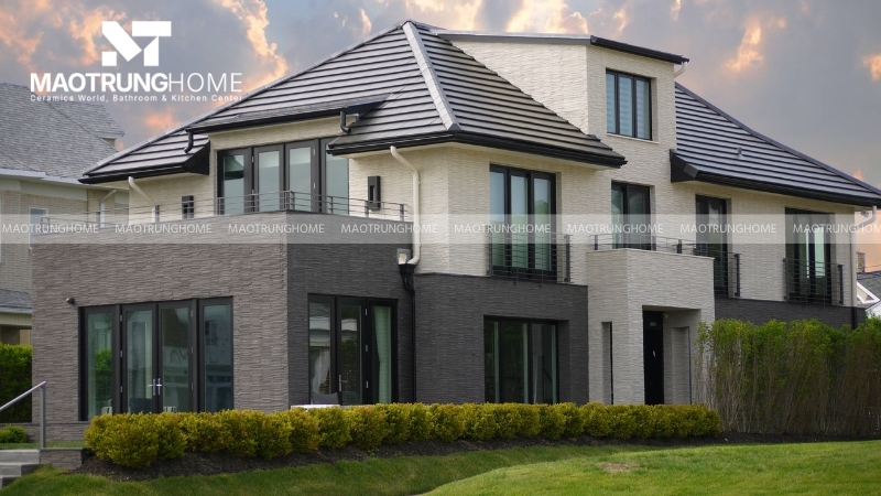Ngói màu ghi xám đang trở thành lựa chọn phổ biến