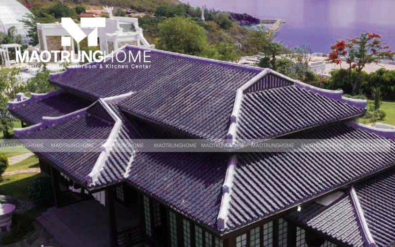 Trọng lượng ngói tiêu chuẩn giúp giảm áp lực cho hệ khung kèo