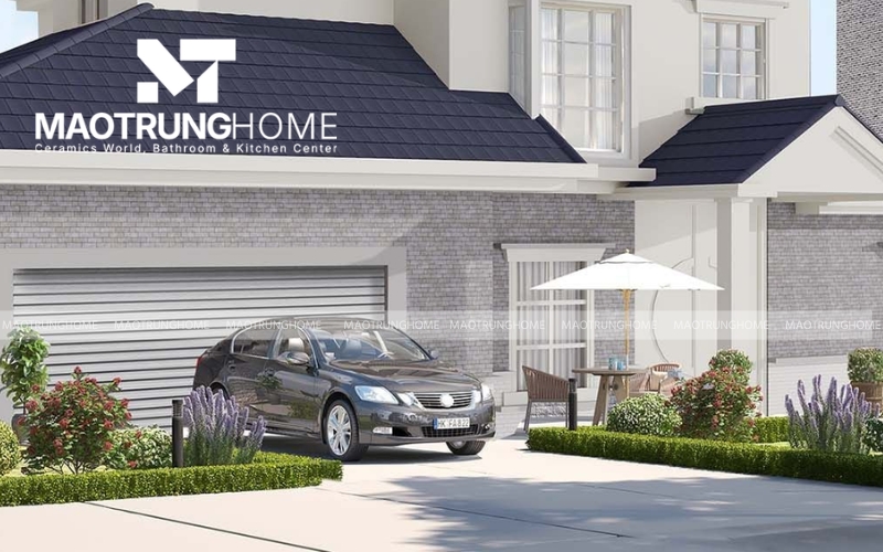 Sự kết hợp giữa kiểu dáng sóng và tông màu tím than hiện đại