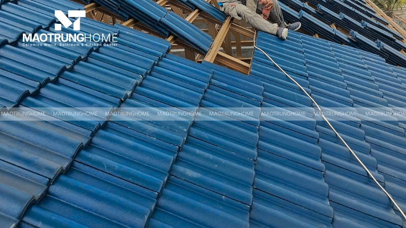 Ngói xi măng màu công nghệ Nhật Bản