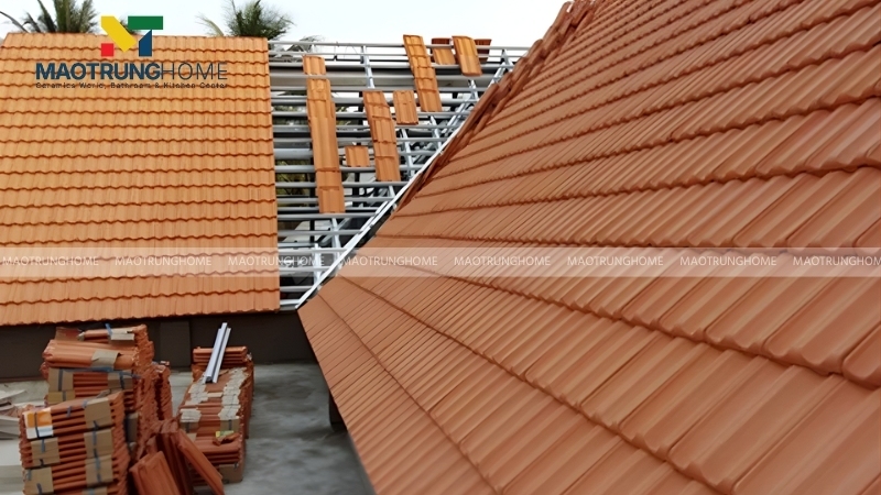 Ngói đất nung có khả năng chịu thời tiết khắc nghiệt