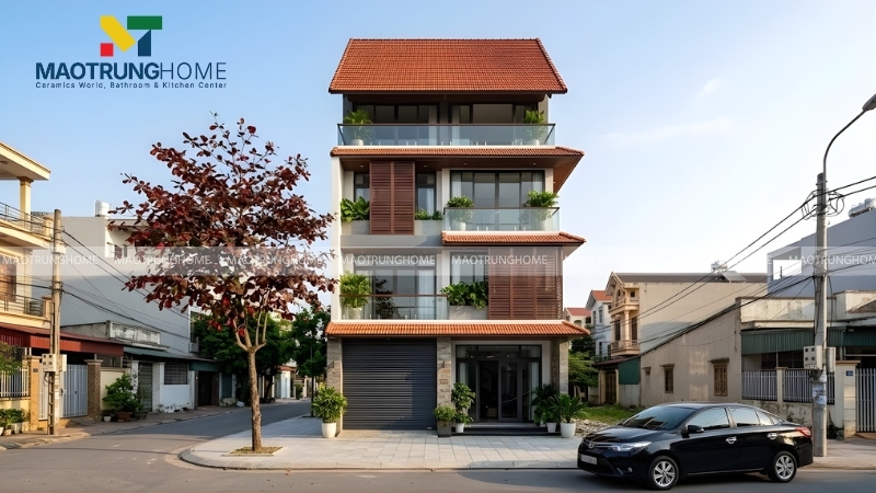 Nhà ống mái truyền thống có độ bền cao và giữ nhiệt ổn định