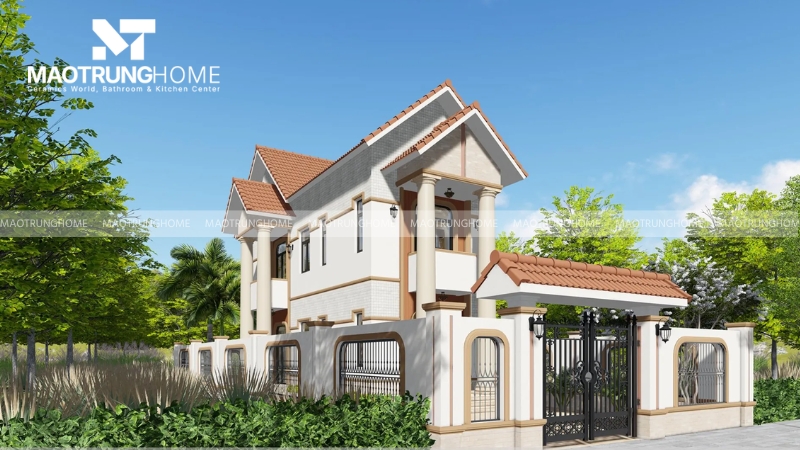 Biệt thự và nhà phố cao cấp nên chọn mái ngói để tăng sự sang trọng