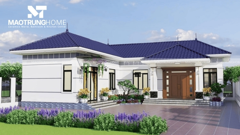 Phong cách kiến trúc sẽ quyết định kiểu dáng và màu sắc ngói