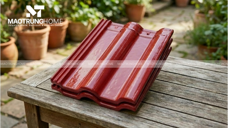 Bạn nên kiểm tra mặt sau của viên ngói có dập nổi logo thương hiệu rõ nét hay không